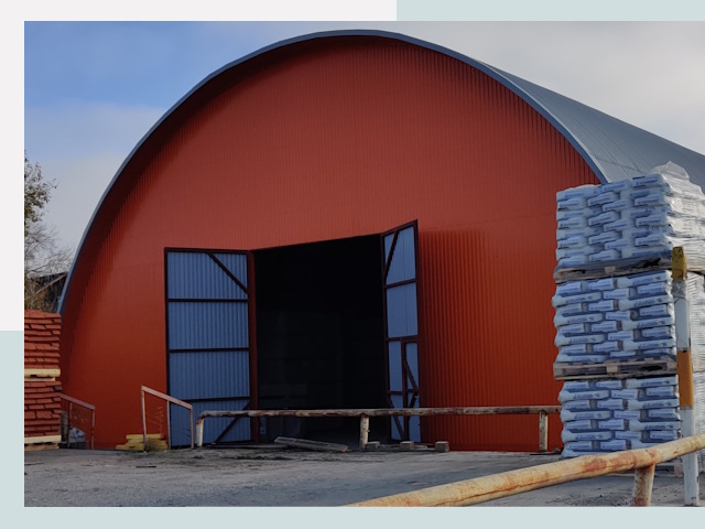 Полукруглые ангары по цене от 612 руб. в Красный Сулин