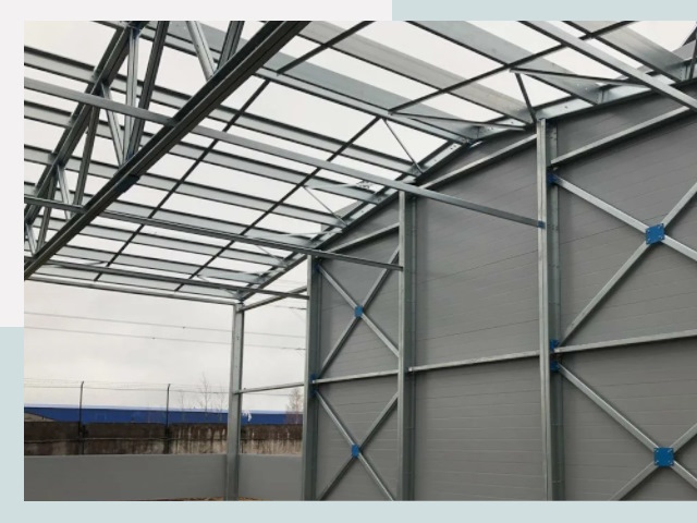 Каркасные ангары от СтальСтрой-Крл по цене от 612 руб.