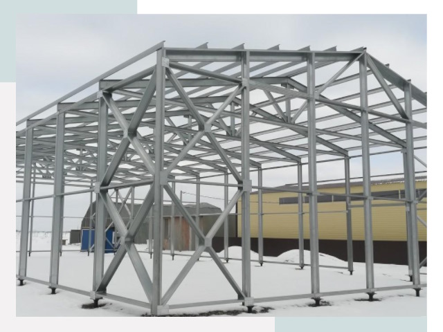 Каркасные ангары в Красном Сулине