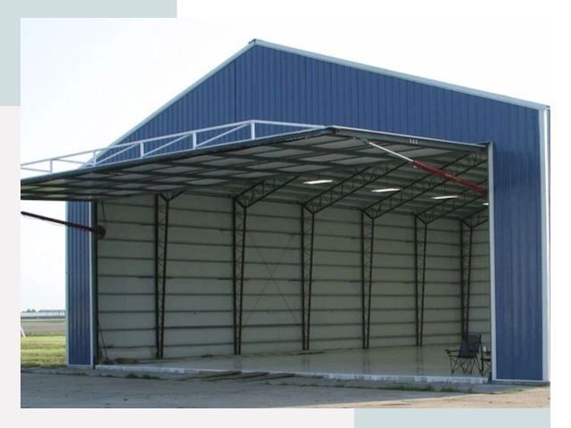 Прямо стенные ангары в Красном Сулине
