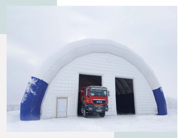 Мобильные ангары в Красном Сулине