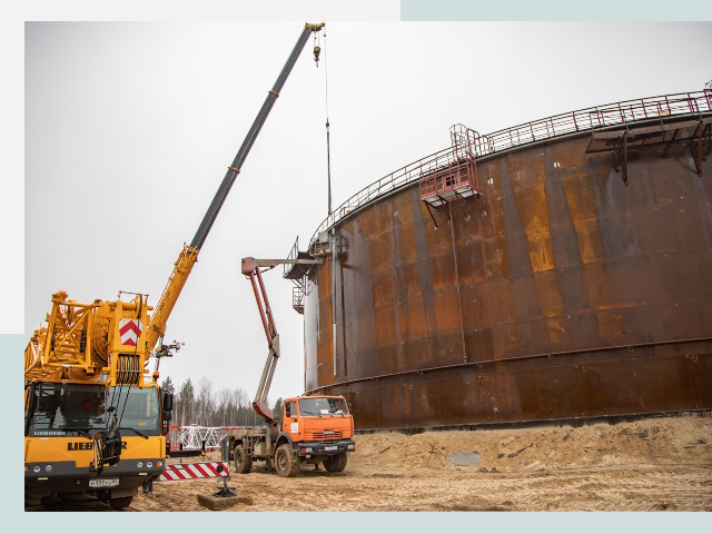 Монтаж резервуаров в Красном Сулине от 612 руб. за м³