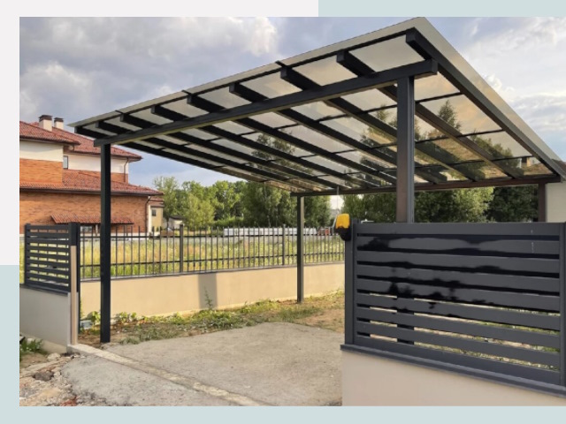 Металлические навесы в Красный Сулин от 612 руб. за м²