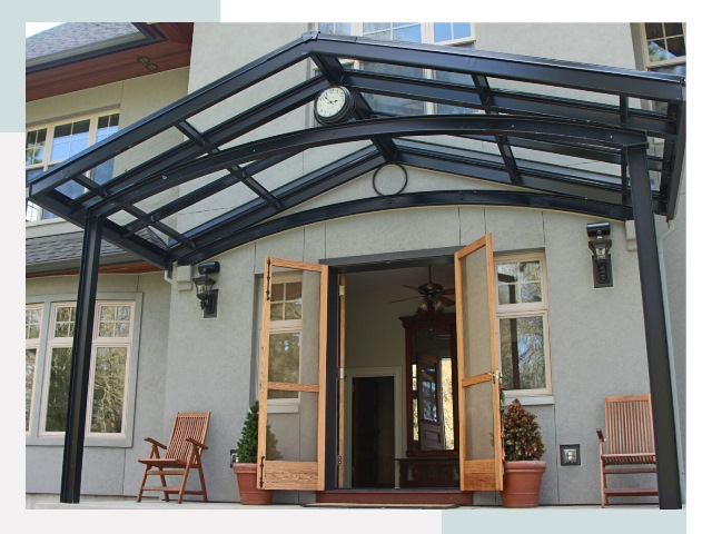 Козырьки металлические в Красном Сулине