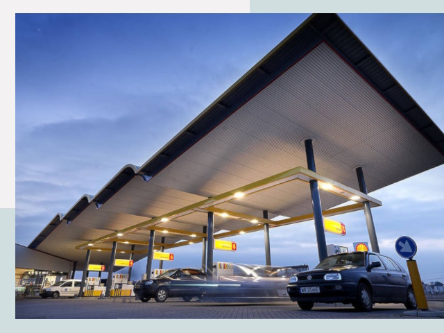 Навесы для АЗС в Красный Сулин от 612 руб. - Защита и комфорт