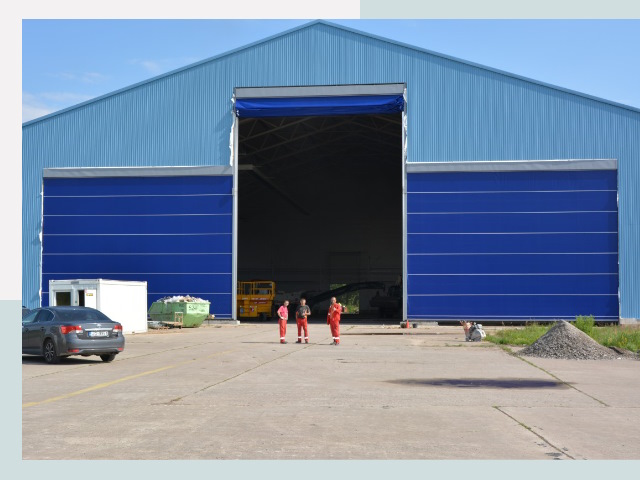 Ангарные ворота в Красный Сулин от СтальСтрой-Крл по цене 612 руб.