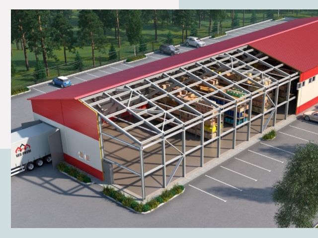 Проектирование ангаров в Красном Сулине от 612 руб.